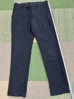UNIQLO ネイビー 感動パンツウルトラライト（ウールライク　79cm