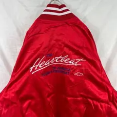 90s usa製 chevrolet ナイロン スタジャン 赤 ヴィンテージ