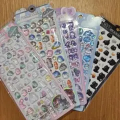 ぷっくり　ぷくぷく ジュエル 立体シール まとめ売り おまけ付き ⑤