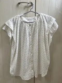 ドレスキップ　ドット柄デザイントップスのサムネイル