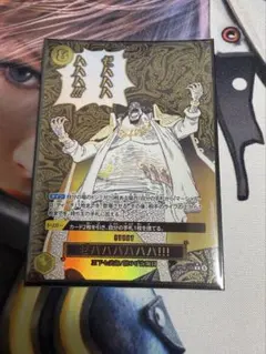 ワンピースカード ゼハハハハハ!!! 黒ひげ 箔押し Rパラレル 決戦の刻