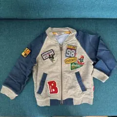 ミキハウスDOUBLE.B パッチ付きジャケット