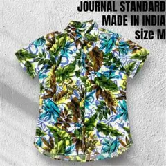 JOURNAL STANDARD ボヘミアン総柄アロハシャツ M インド製 美品のサムネイル
