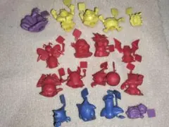 当時物】初期 ポケモン ソフトフィギュア セット 89個 ガチャガチャ