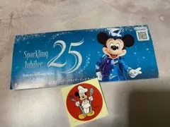 ディズニーシー 25周年 リーフレット シェフミッキーシール付きのサムネイル