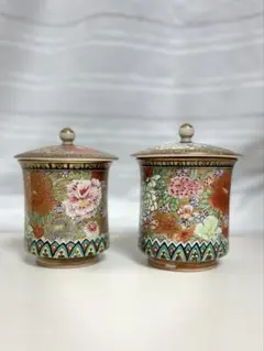 2492 七宝焼 景泰藍 琺瑯 花瓶 2客 - メルカリ