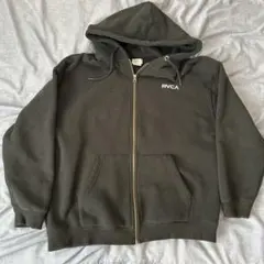 RVCA ジップアップパーカー ブラック