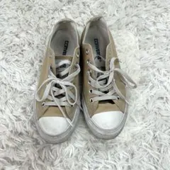コンバース　ローカット　ベージュ　オールスター　24.5