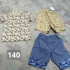 西松屋 Tシャツ ハーフパンツ 140 夏 男の子 新品 汚れあり まとめ売り