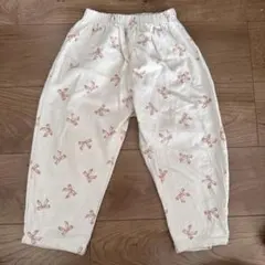 Aosta リボン柄 ロングパンツ 2XL