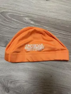 CENTRAL SPORTS 水泳帽 オレンジ　Ｌサイズ