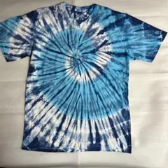 ［新品］青系タイダイTシャツ XLサイズ(本場タイ生産品)