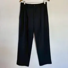 ほぼ未使用　美品　無印良品 乾きやすいイージータックワイドパンツ L ネイビーのサムネイル