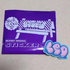 【LEO】シークレットモコモコ刺しゅうステッカー