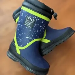 【新品未使用】IFME 宇宙柄 長靴 17cm