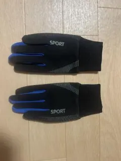 ☆makima☆ さま専用スポーツ用滑り止め手袋 子供用M黒と青