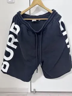 BURBERRY ロゴ スウェットショーツ ブラック Lのサムネイル