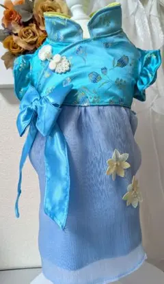 dogs　Ｓサイズ　チャイナドレス　ハンドメイド