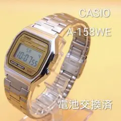 CASIO カシオ A-158WE メンズ チープカシオ 電池交換済