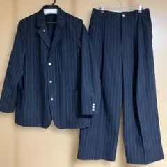 GU beautiful people ストライプ セットアップ L NAVYのサムネイル