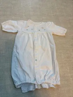 familiar ホワイト ツーウェイ・ドレスオール　50〜60 (男の子)