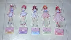 五等分の花嫁 セブンイレブン アクリルスタンド 一花 二乃 三玖 四葉 五月