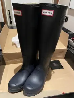 sky様専用 HUNTER ハンター レインブーツ 39 ブラック - メルカリ