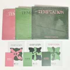 TXT アルバム TEMPTATION 3形態セット 封入トレカ・付属品抜けなし
