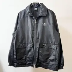 80’s old adidas デサント製 トレフォイルロゴ ジップジャケット