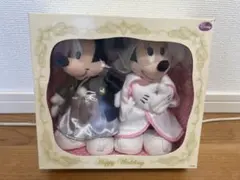 【美品】ミッキー ミニー ウェディング ぬいぐるみ 2体セット