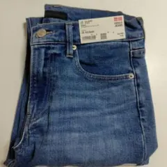 UNIQLO スリムストレートデニム 25 (63.5cm)　ブルー