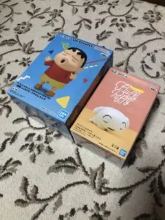 クレヨンしんちゃん フィギュア シロ 野原しんのすけ ２体セット ソフビ アニメ