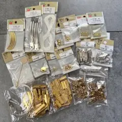 ハンドメイド　アクセサリーパーツ　金具類　まとめ売り　アソートセット