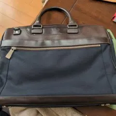 A.S.M. ネイビー ビジネスバッグ