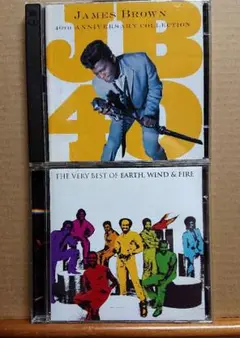 【ベスト盤2枚セット】ジェームス・ブラウン　アース、ウィンド & ファイヤー