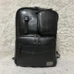 美品✨シール タイヤバッグ リュック バックパック 2室 メンズ ブラックのサムネイル