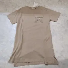 F.O.KIDS 半袖 Tシャツ ベージュ 120cm ポケット付きのサムネイル