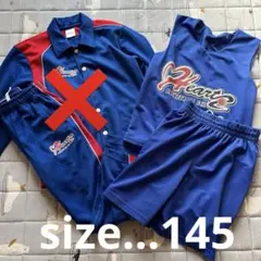 美品！バスケットスクールHeartsユニホームセット145センチ バスケットスクール ハーツ冬用ジャージ 145センチ