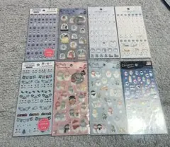 雪だるま　スノーマン　シール8枚セット