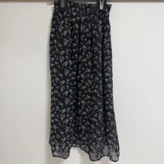 小花柄ロングスカート　ロングスカート　WEGO standard