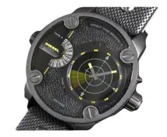 【DIESEL/ディーゼル】腕時計 アナログ レザー ブラック 人気