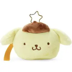 窓付きフェイス形ポーチ　ポムポムプリン POMPOMPURIN
