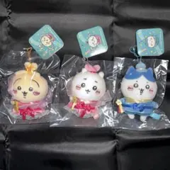 ① ちいかわ　七夕だねマスコット　ちいかわ　ハチワレ　うさぎ　3点セット