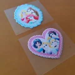 ☆新品・未使用☆ディズニー プリンセス ディズニープリンセス アイロンワッペン