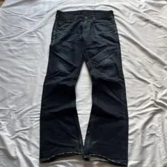 00s y2k フレア デニム スタッズ archive グランジ ヴィンテージ