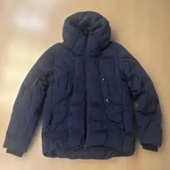 ナノユニバース　メンズ　ネイビー ダウンジャケット