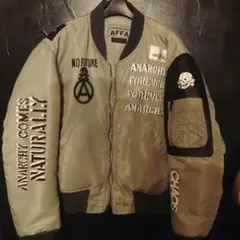 ☆アナーキーMA-1 AFFA カスタム　プリント　裏原宿　自作