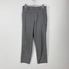 美品 UNIQLO ユニクロ EZYアンクルパンツ スラックス 千鳥柄 万能 M