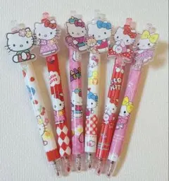 【新品】サンリオ ハローキティボールペン 6本セット