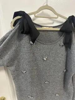 レディースニットビジュー